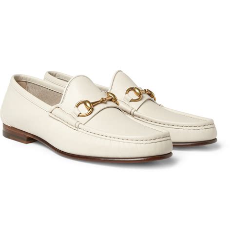 mens white gucci loafers|men's gucci loafers outlet.